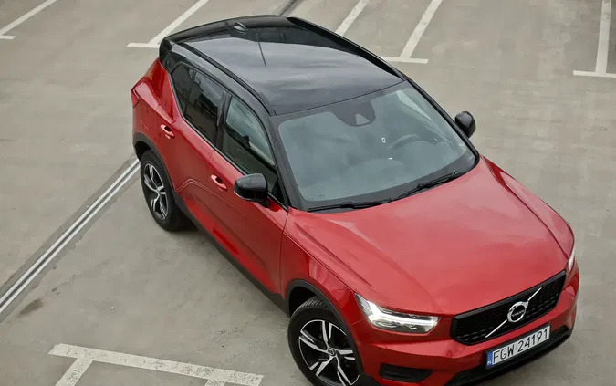 lubuskie Volvo XC 40 cena 111900 przebieg: 124636, rok produkcji 2019 z Halinów